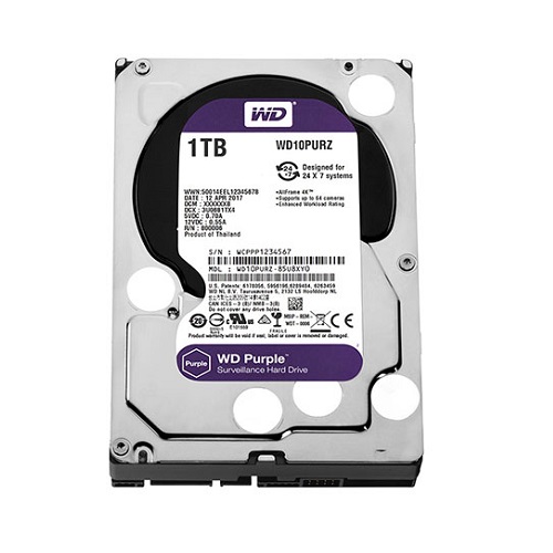 Ổ cứng WESTERN 1TB WD10PURZ